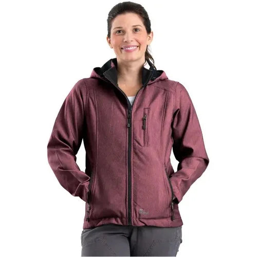 Ladies' - WJS301 - Hooded Softshell Jacket