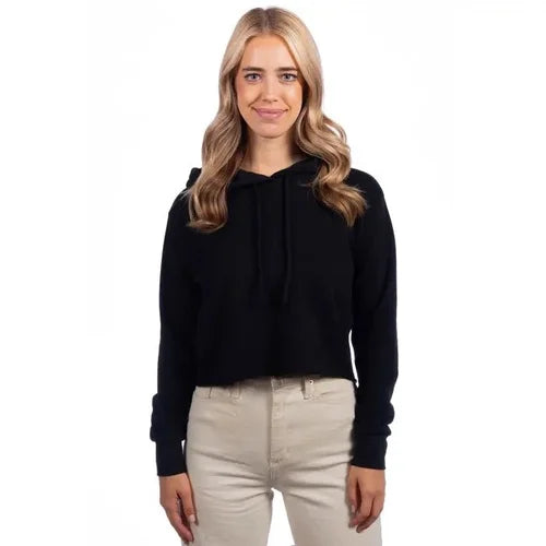 Ladies' - Level 9384 - Cropped Pullover Hooded Sweatshirt