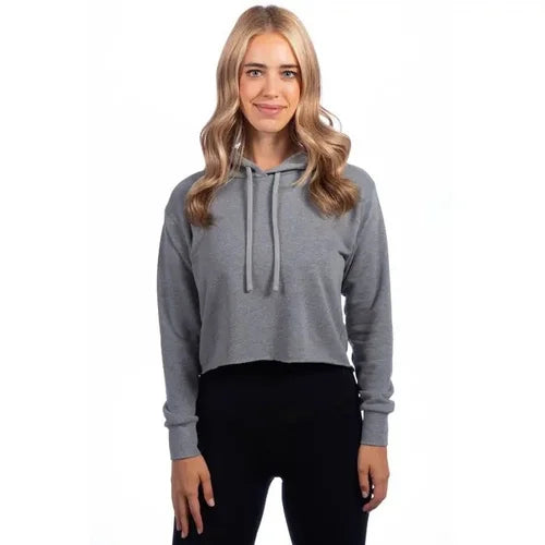 Ladies' - Level 9384 - Cropped Pullover Hooded Sweatshirt