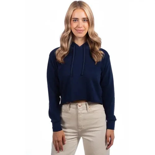 Ladies' - Level 9384 - Cropped Pullover Hooded Sweatshirt