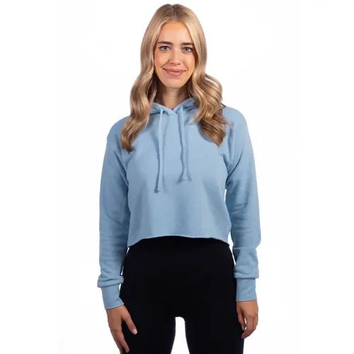 Ladies' - Level 9384 - Cropped Pullover Hooded Sweatshirt