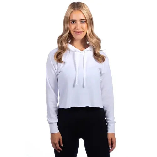 Ladies' - Level 9384 - Cropped Pullover Hooded Sweatshirt