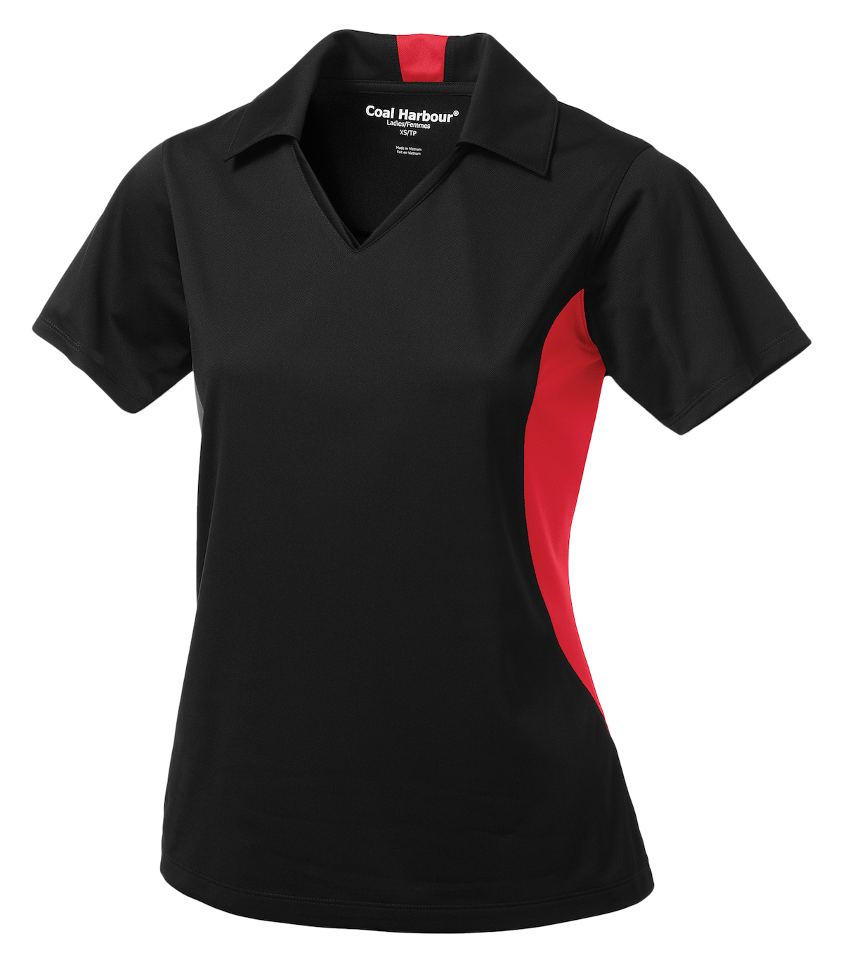 COAL HARBOUR® SNAG RESISTANT COLOUR BLOCK LADIES' POLO. L4001