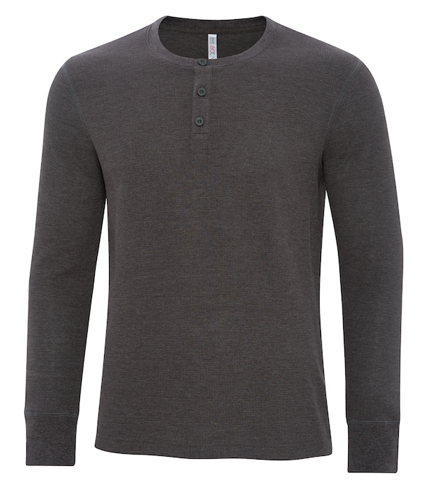 ATC™ ESACTIVE® VINTAGE THERMAL LONG SLEEVE HENLEY. ATC8064