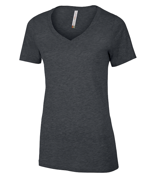 ATC™ EUROSPUN® RING SPUN V-NECK LADIES' TEE. ATC8001L