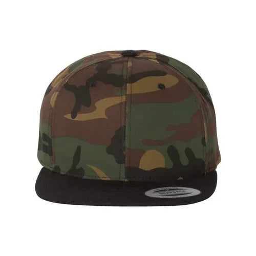 Yupoong YU6089M - Flat Bill Snapback Baseball Cap