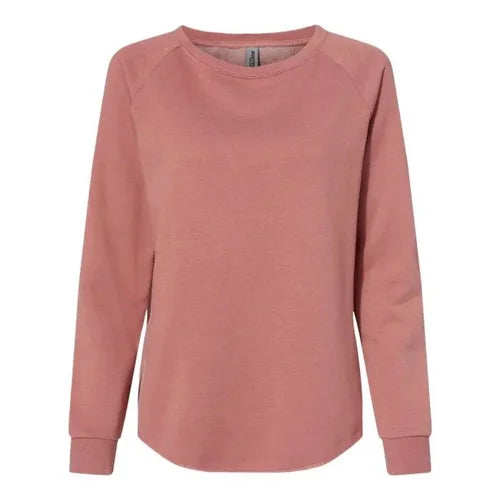 Ladies' - Independent Trading Co. PRM2000 - California Wave Wash Crewneck Sweatshirt