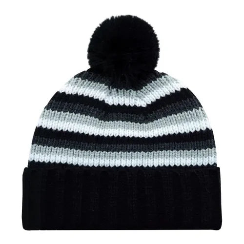 Ladies' - AJM International 9C259M - Acrylic, Cuff Toque (Pom, Pom 8cm)