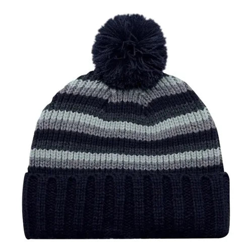 Ladies' - AJM International 9C259M - Acrylic, Cuff Toque (Pom, Pom 8cm)