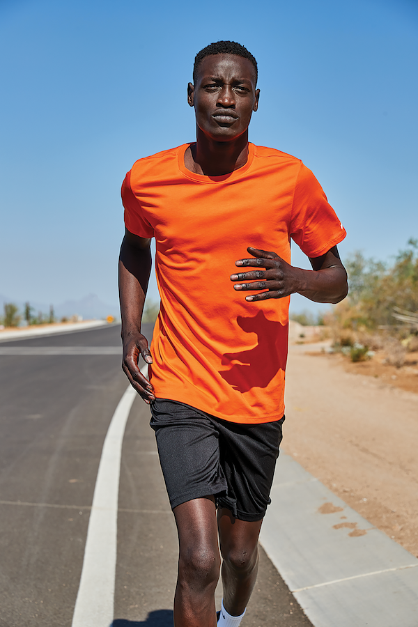 NIKE Dri-FIT COTTON/POLY TEE. NKBQ5231