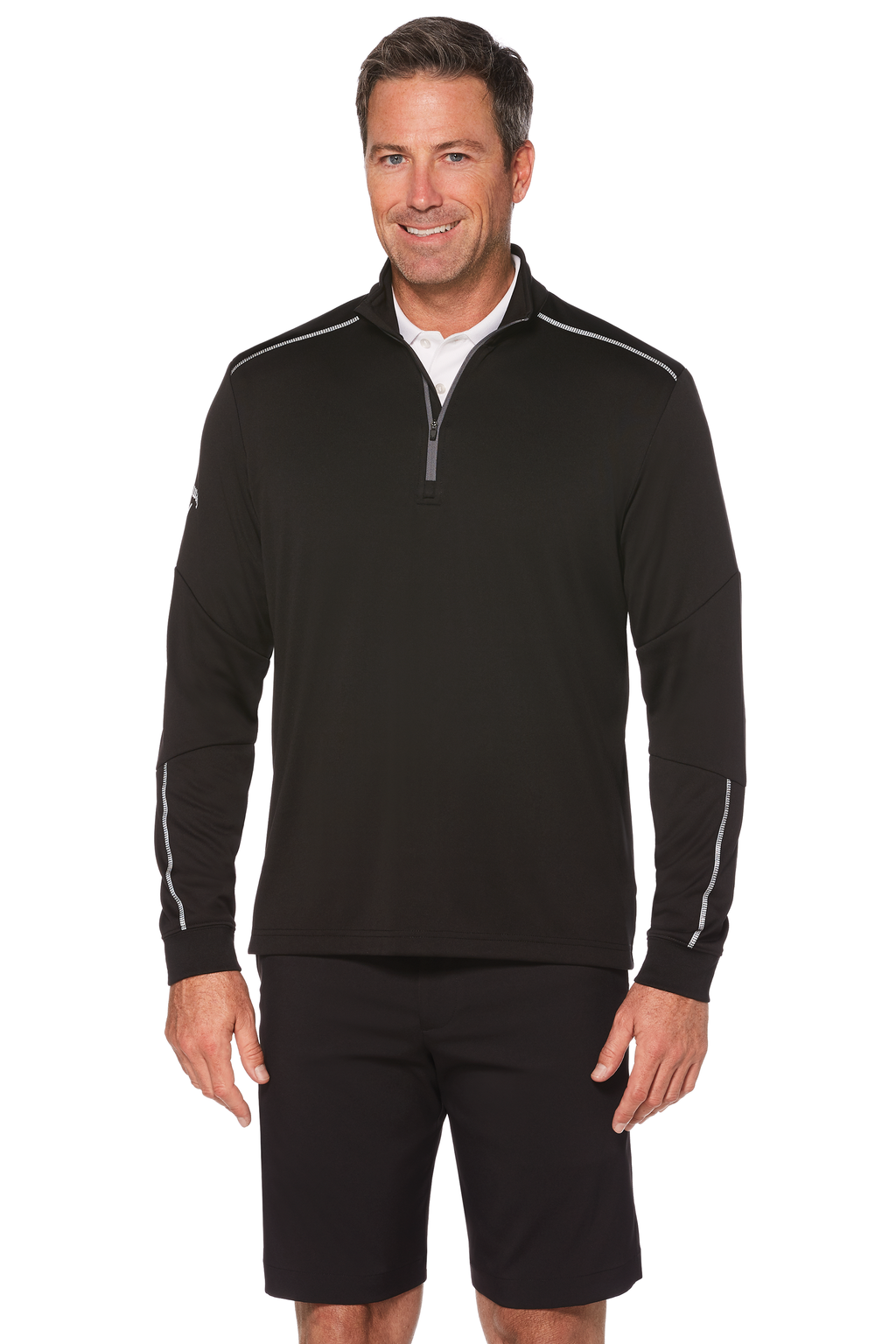 CALLAWAY 1/4 ZIP WATER REPELLENT PULLOVER. CGM540