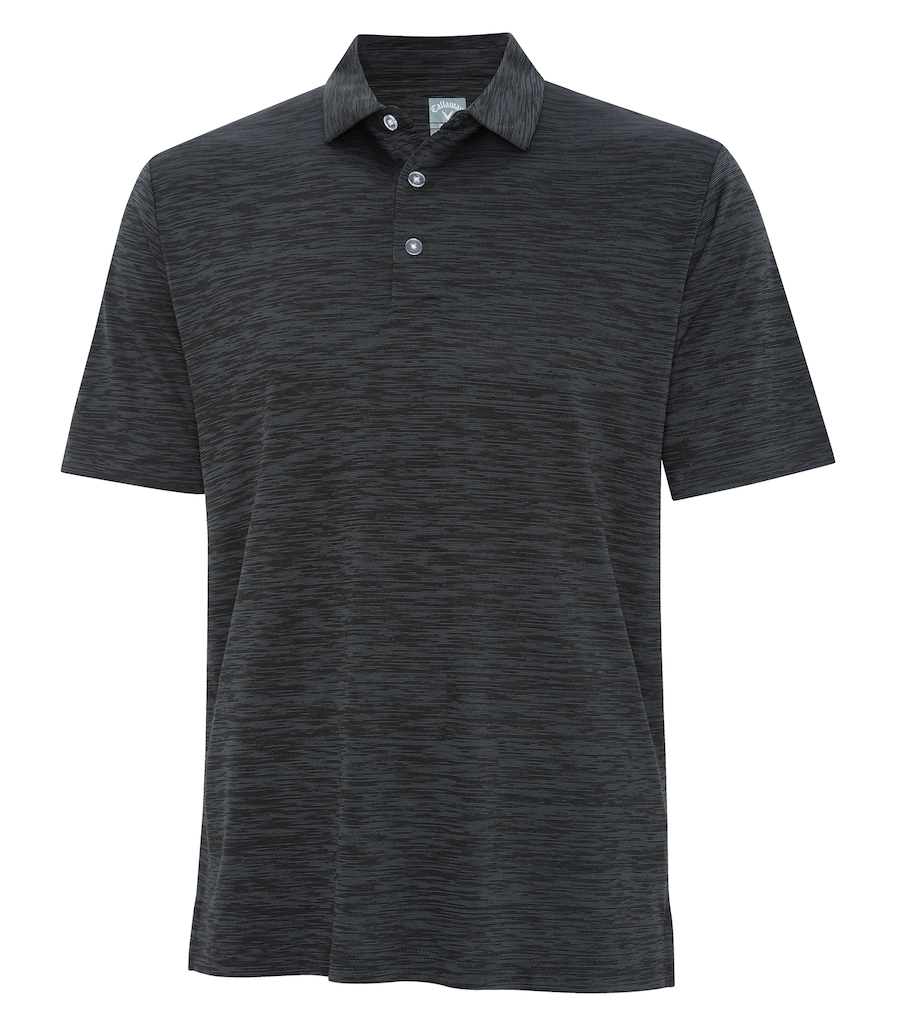 CALLAWAY BROKEN STRIPE TEXTURE POLO. CGM737