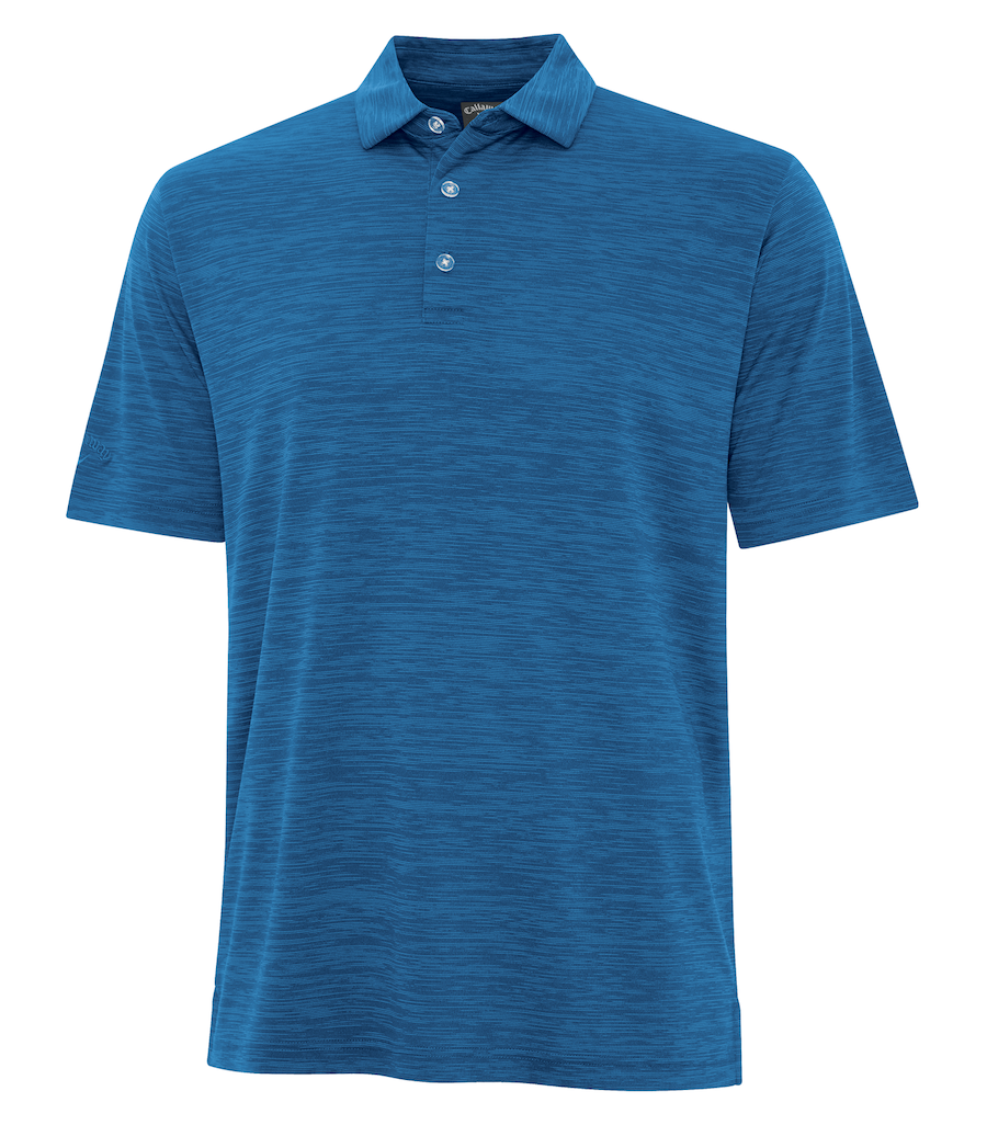 CALLAWAY BROKEN STRIPE TEXTURE POLO. CGM737