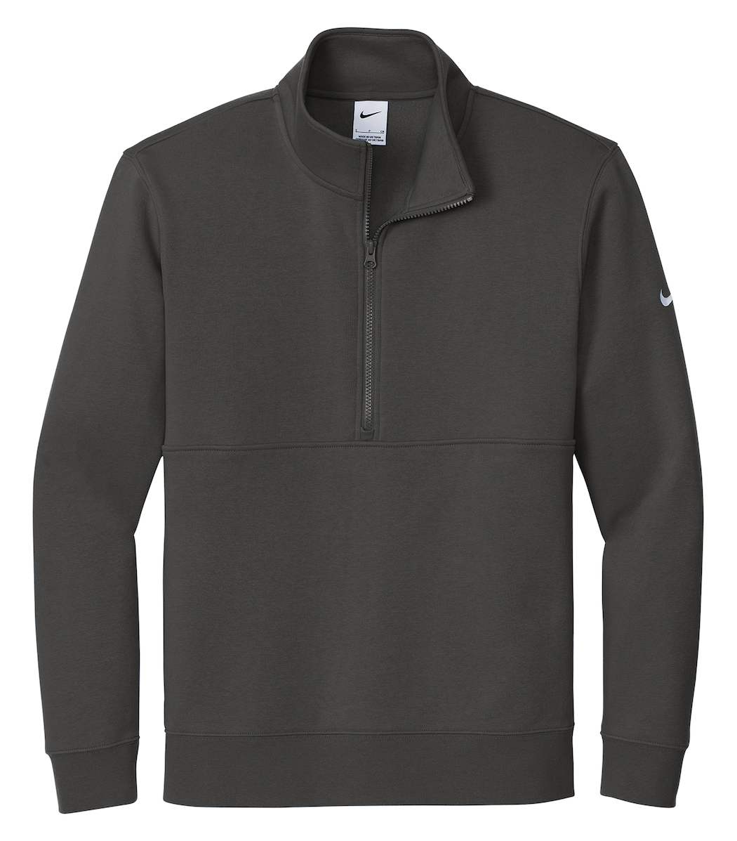 NIKE CLUB FLEECE SLEEVE SWOOSH 1/2 ZIP. NKDX6718
