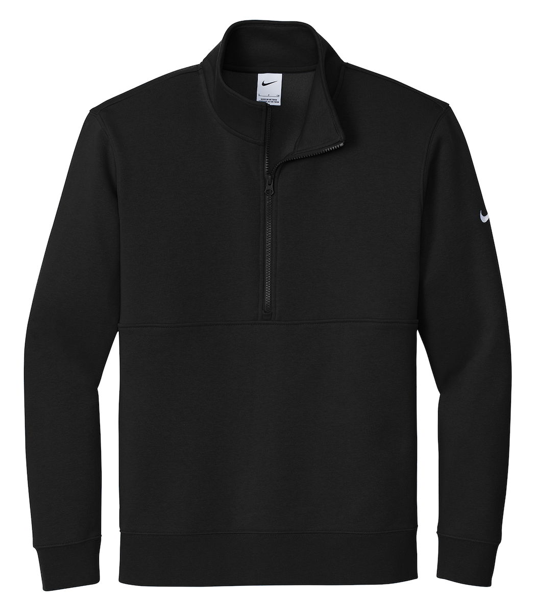 NIKE CLUB FLEECE SLEEVE SWOOSH 1/2 ZIP. NKDX6718