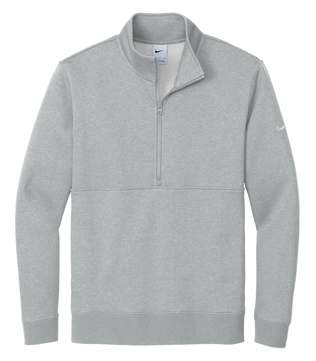 NIKE CLUB FLEECE SLEEVE SWOOSH 1/2 ZIP. NKDX6718