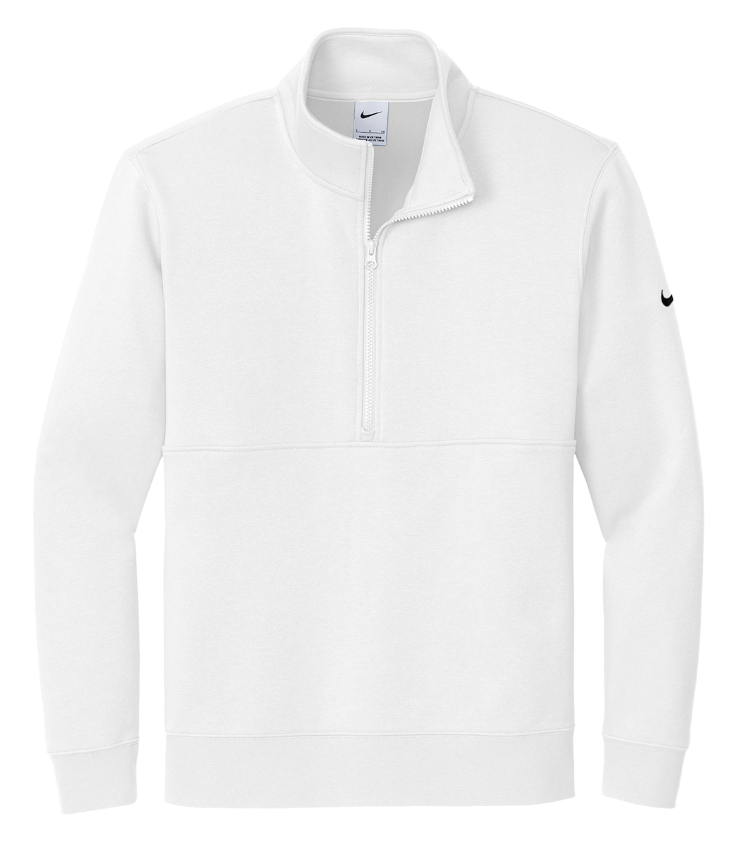 NIKE CLUB FLEECE SLEEVE SWOOSH 1/2 ZIP. NKDX6718