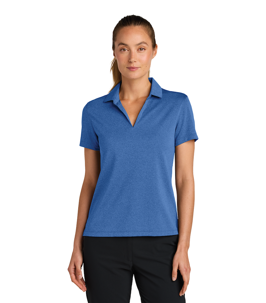 NIKE Dri-FIT SMOOTH HEATHER LADIES’ POLO. NKFQ4793