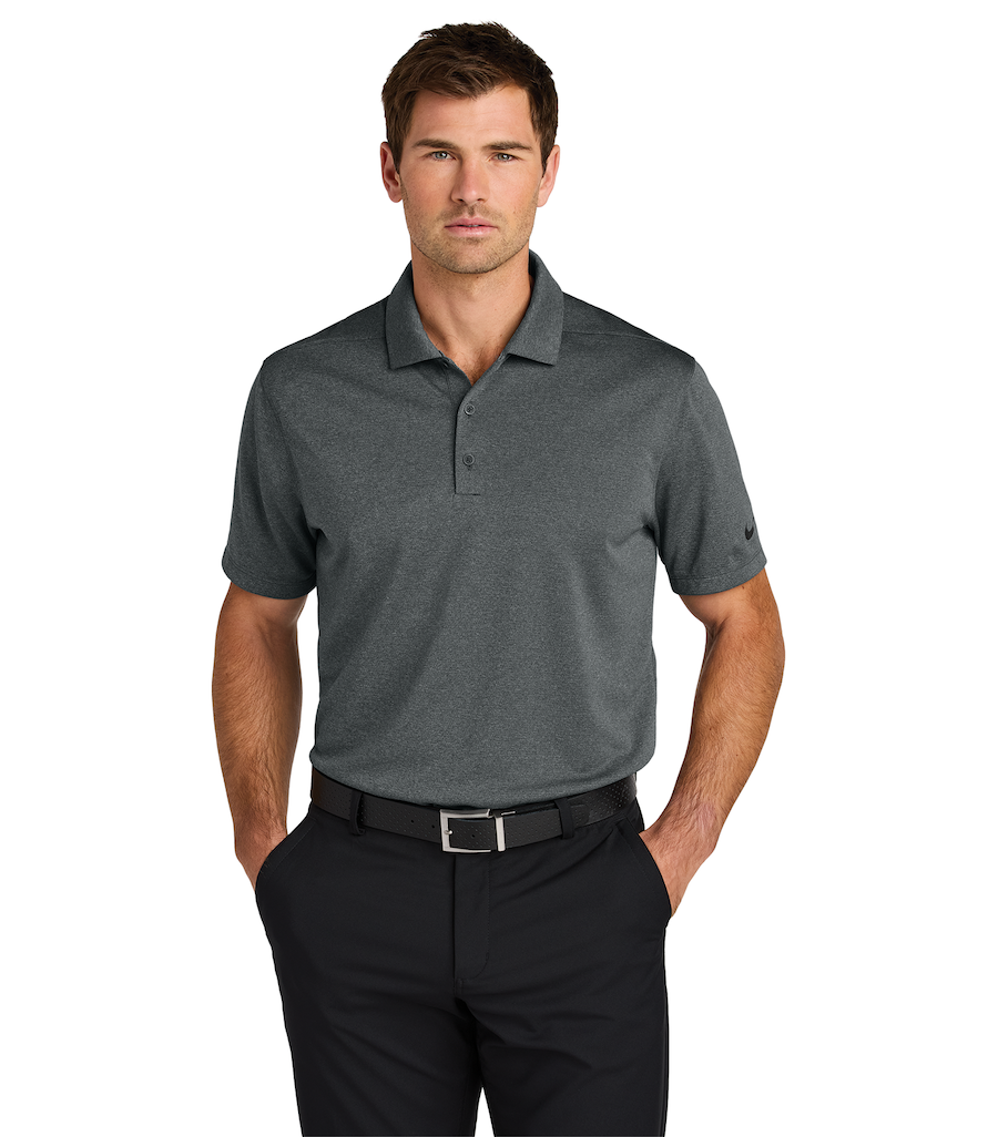 NIKE Dri-FIT SMOOTH HEATHER POLO. NKFQ4794