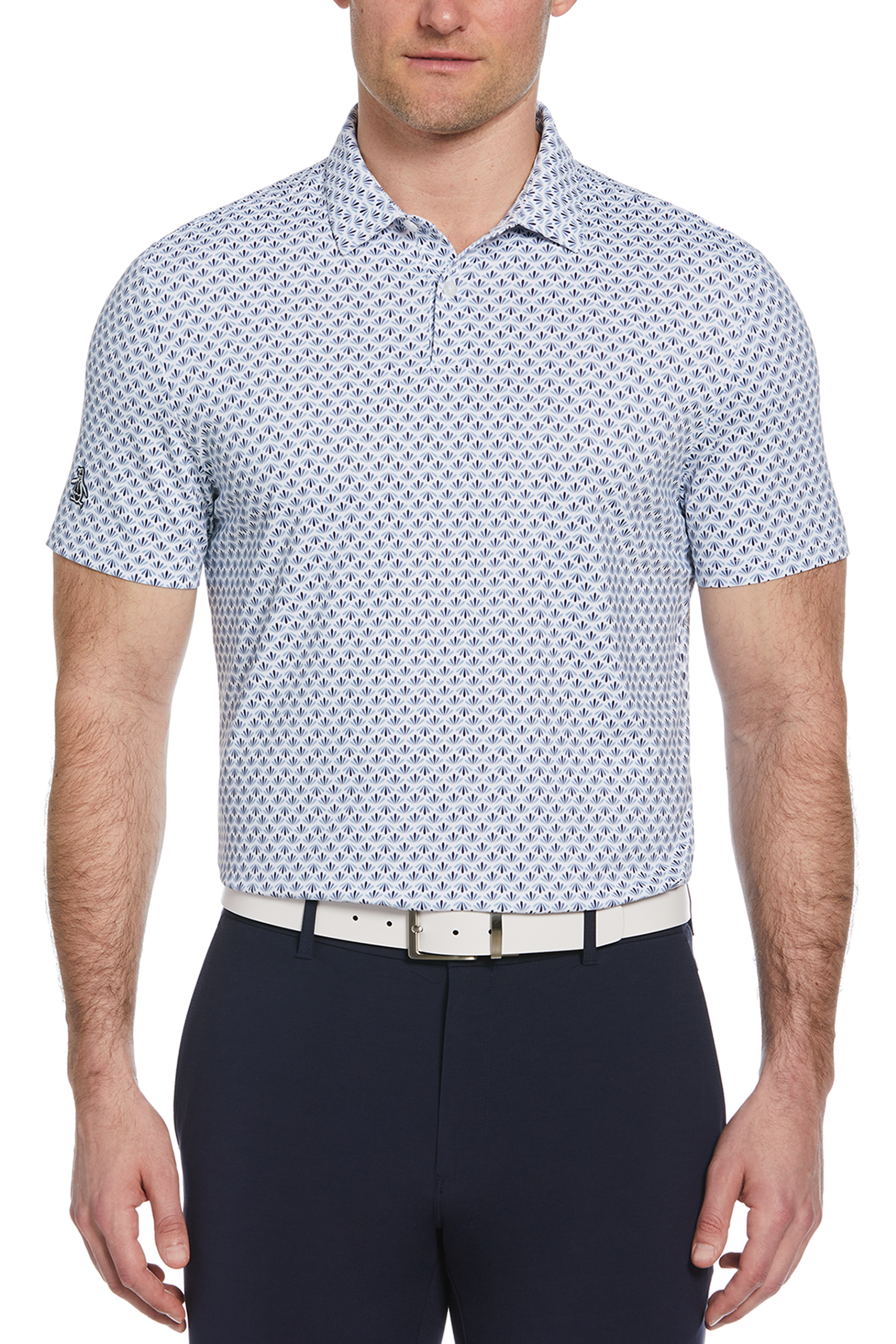 ORIGINAL PENGUIN® RETRO GEO PRINT POLO. OGM105